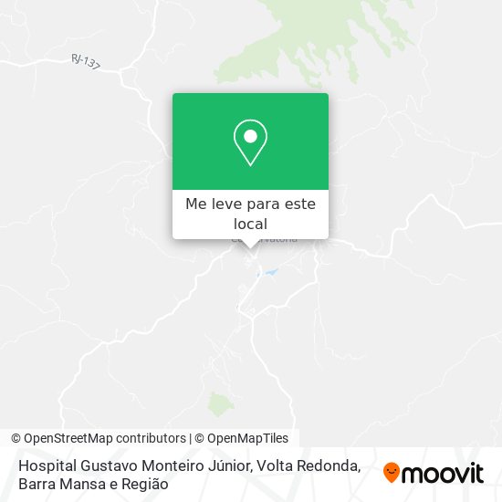 Hospital Gustavo Monteiro Júnior mapa