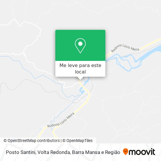 Posto Santini mapa
