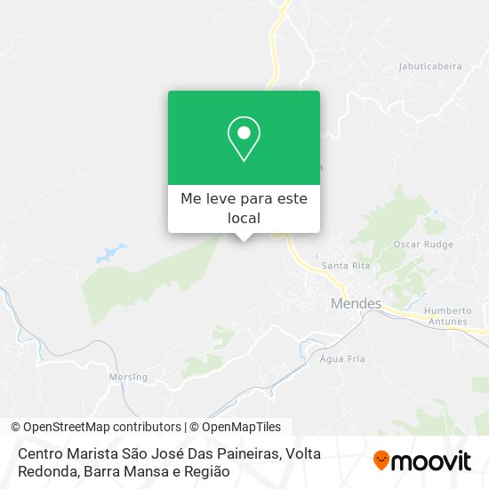 Centro Marista São José Das Paineiras mapa