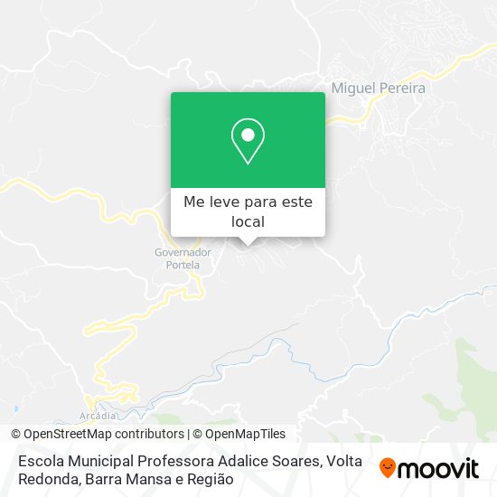 Escola Municipal Professora Adalice Soares mapa