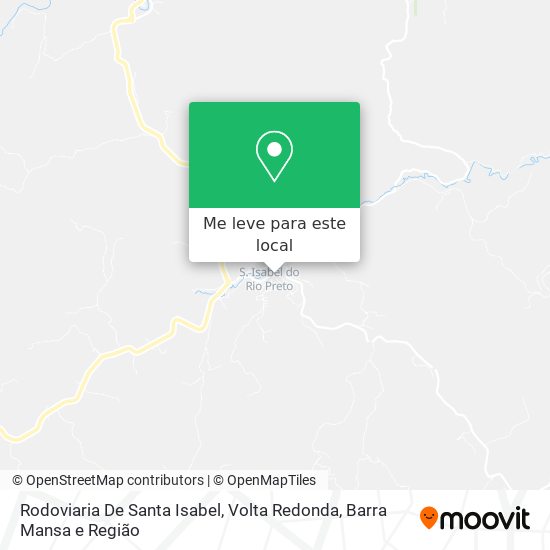 Rodoviaria De Santa Isabel mapa