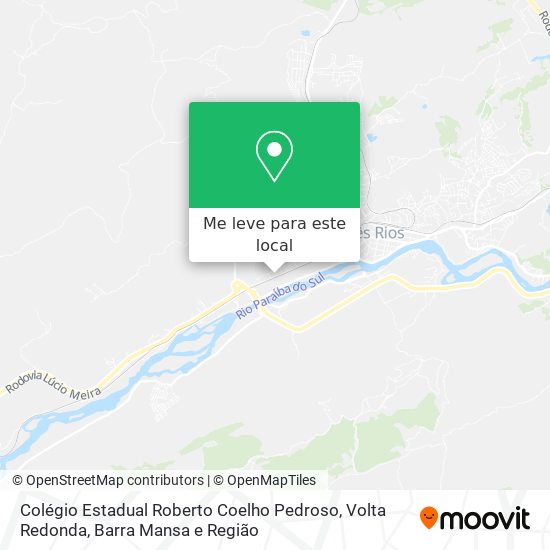 Colégio Estadual Roberto Coelho Pedroso mapa