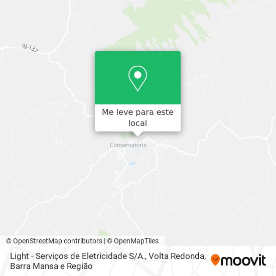 Light - Serviços de Eletricidade S / A. mapa