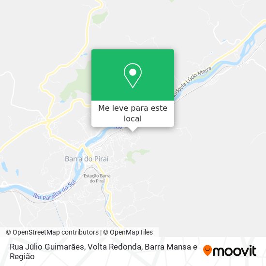 Rua Júlio Guimarães mapa