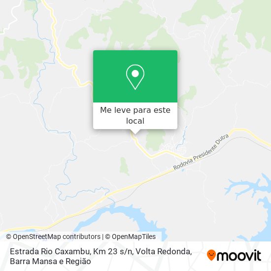 Estrada Rio Caxambu, Km 23 s/n mapa