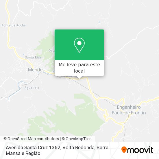 Avenida Santa Cruz 1362 mapa