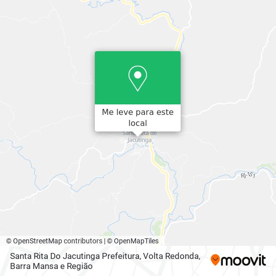 Santa Rita Do Jacutinga Prefeitura mapa