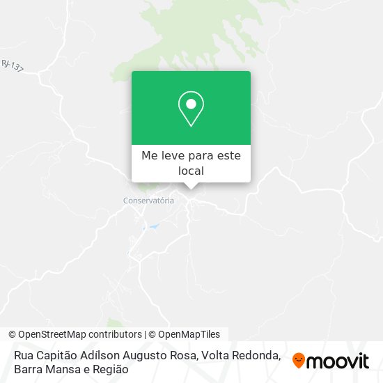 Rua Capitão Adílson Augusto Rosa mapa
