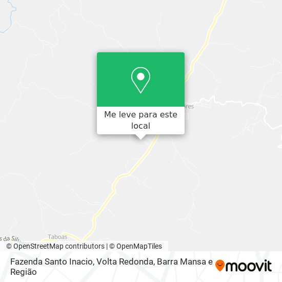 Fazenda Santo Inacio mapa
