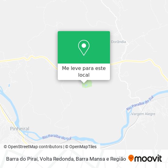 Barra do Piraí mapa