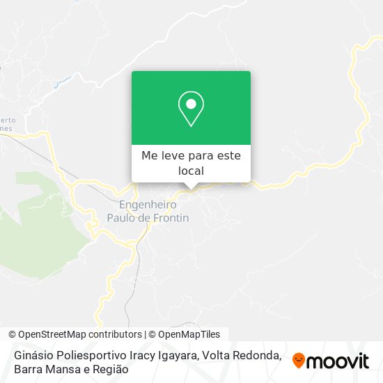 Ginásio Poliesportivo Iracy Igayara mapa