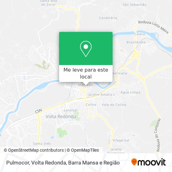 Pulmocor mapa