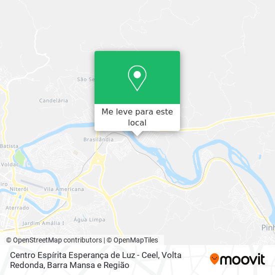 Centro Espírita Esperança de Luz - Ceel mapa
