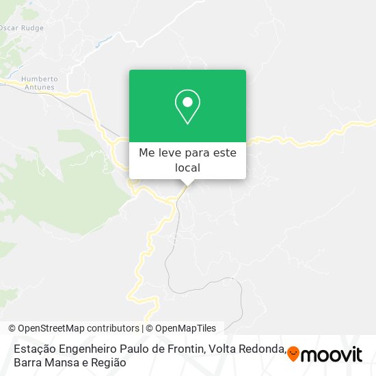 Estação Engenheiro Paulo de Frontin mapa