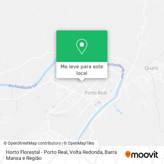 Horto Florestal - Porto Real mapa