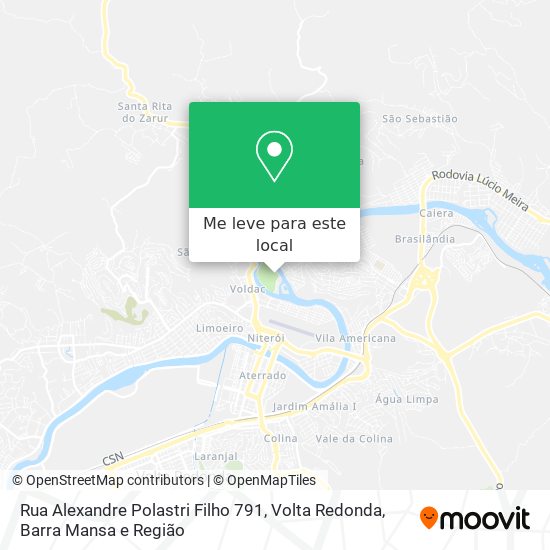 Rua Alexandre Polastri Filho 791 mapa