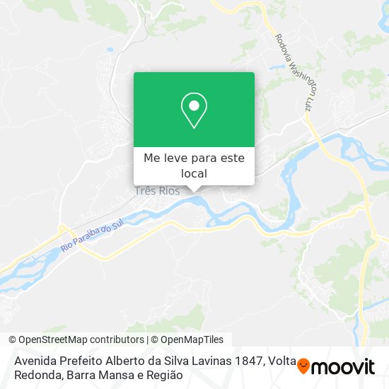 Avenida Prefeito Alberto da Silva Lavinas 1847 mapa