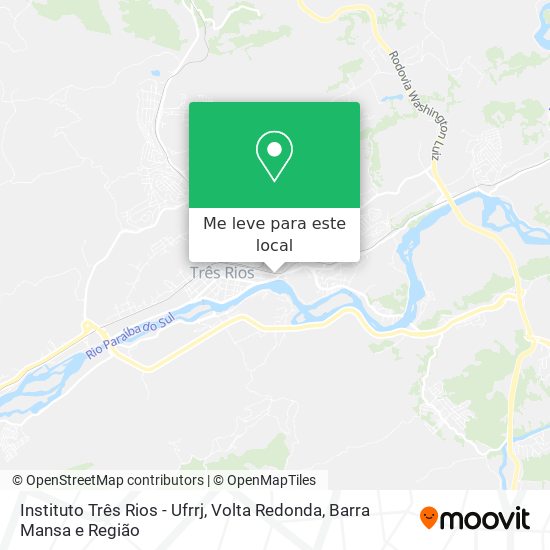 Instituto Três Rios - Ufrrj mapa