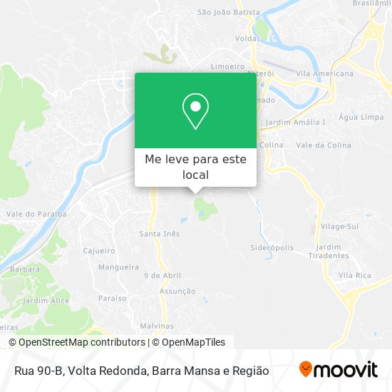 Rua 90-B mapa