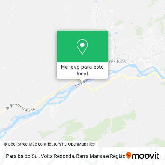 Paraiba do Sul mapa