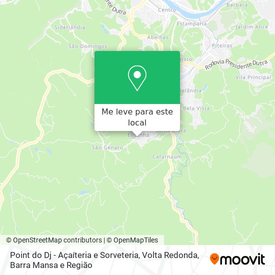 Point do Dj - Açaíteria e Sorveteria mapa