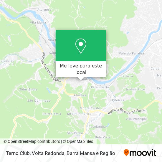 Terno Club mapa