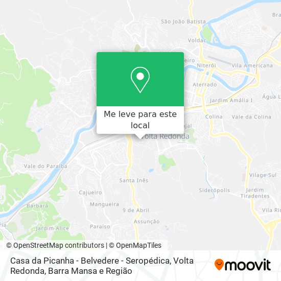 Casa da Picanha - Belvedere - Seropédica mapa