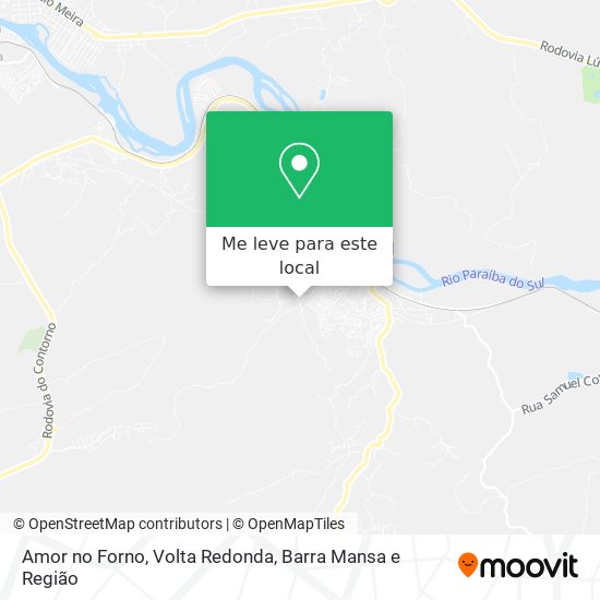 Amor no Forno mapa