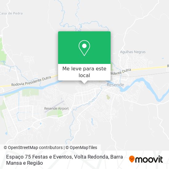 Espaço 75 Festas e Eventos mapa