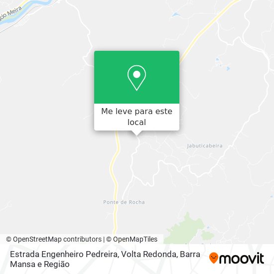 Estrada Engenheiro Pedreira mapa