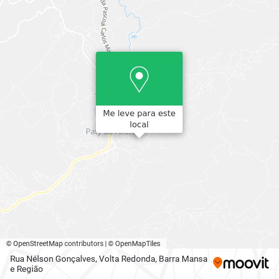 Rua Nélson Gonçalves mapa