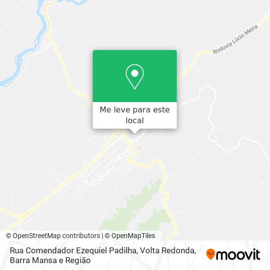 Rua Comendador Ezequiel Padilha mapa