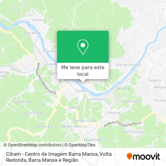 Cibam - Centro de Imagem Barra Mansa mapa