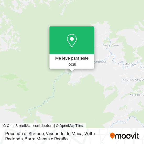 Pousada di Stefano, Visconde de Maua mapa