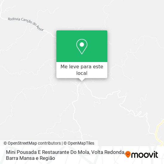 Mini Pousada E Restaurante Do Mola mapa