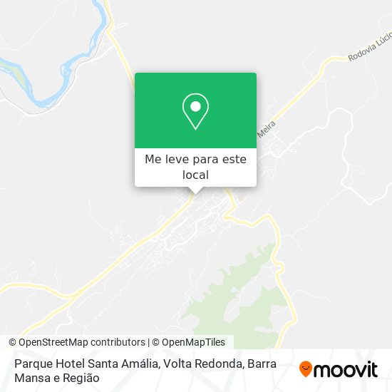 Parque Hotel Santa Amália mapa
