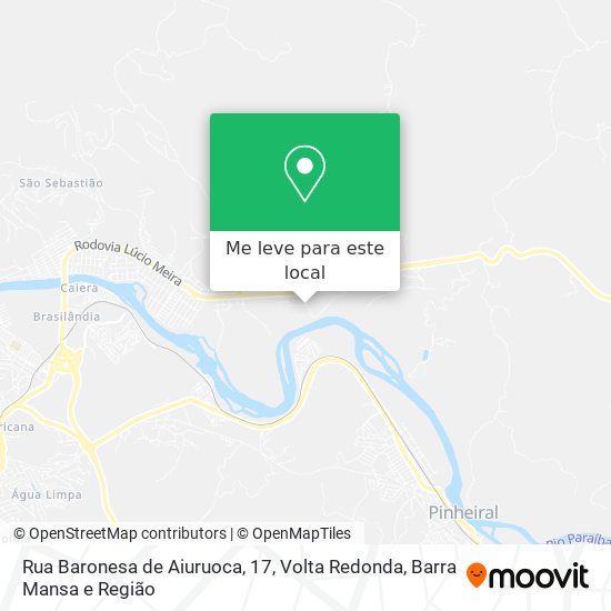 Rua Baronesa de Aiuruoca, 17 mapa