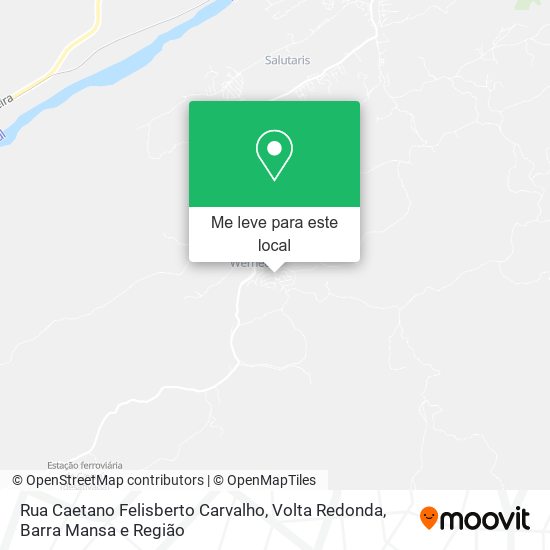 Rua Caetano Felisberto Carvalho mapa