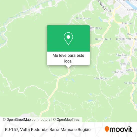RJ-157 mapa