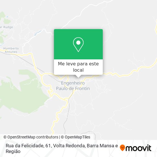 Rua da Felicidade, 61 mapa