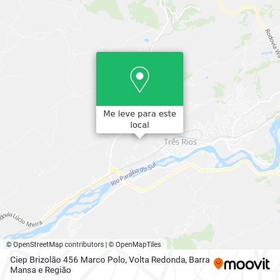 Ciep Brizolão 456 Marco Polo mapa