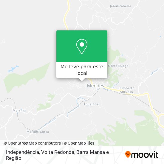 Independência mapa