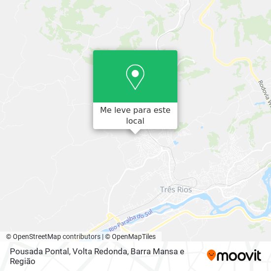 Pousada Pontal mapa
