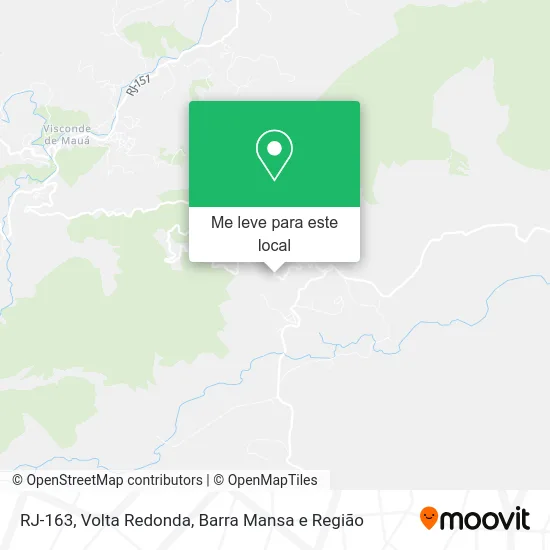 RJ-163 mapa