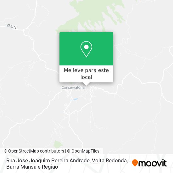 Rua José Joaquim Pereira Andrade mapa