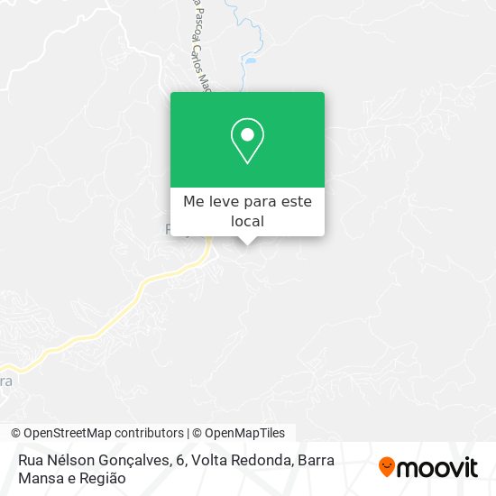 Rua Nélson Gonçalves, 6 mapa