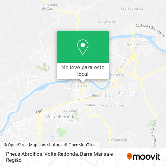 Pneus Abrolhos mapa