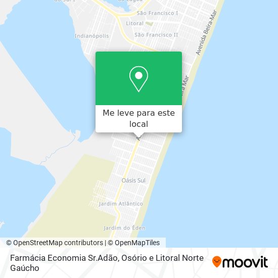 Farmácia Economia Sr.Adão mapa