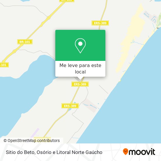 Sitio do Beto mapa
