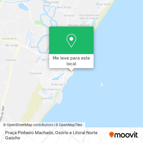 Praça Pinheiro Machado mapa